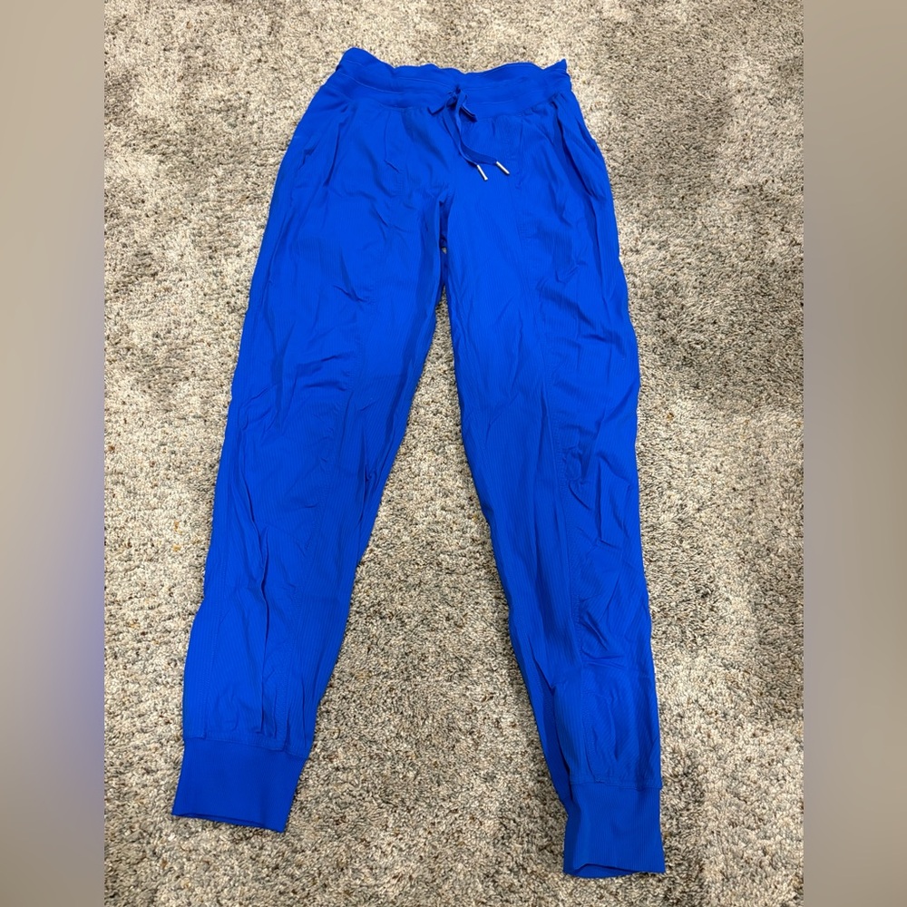 Lululemon dance studio mid rise jogger. Full length. Royal blue. Size 6.